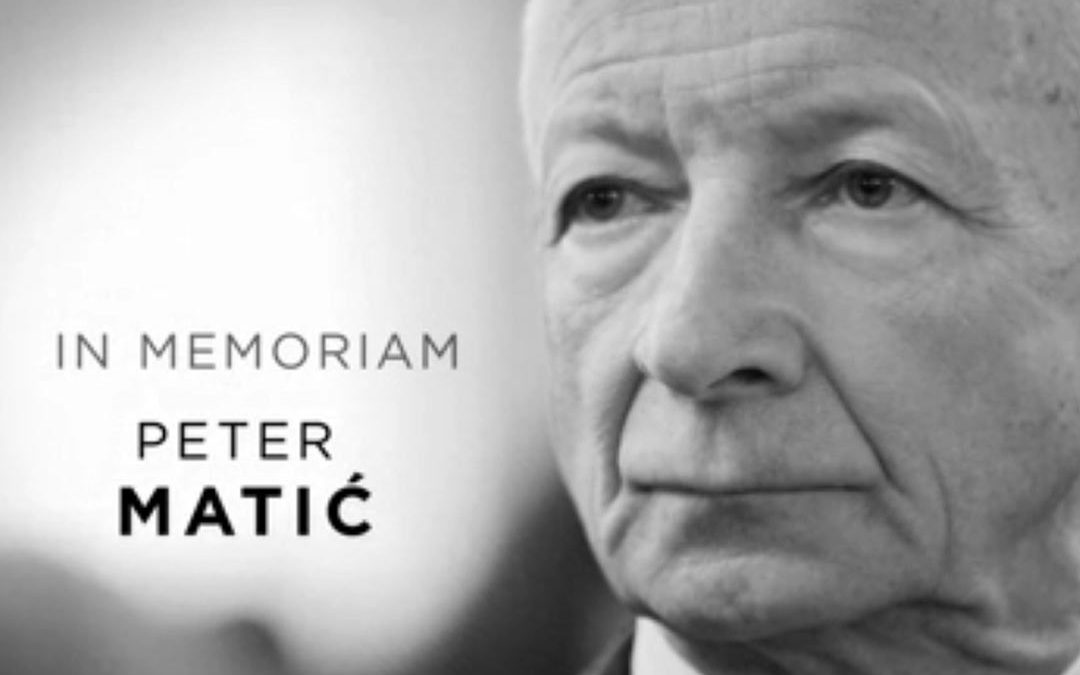 In memoriam Peter Matić