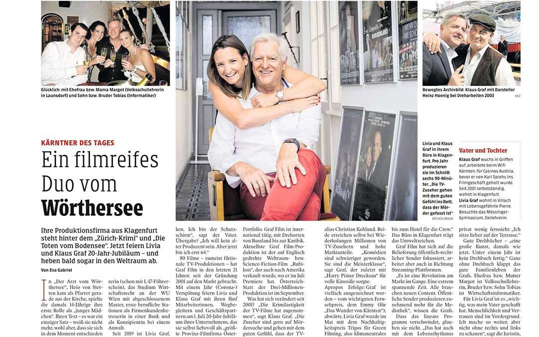 Livia und Klaus Graf sind „Kärntner des Tages“